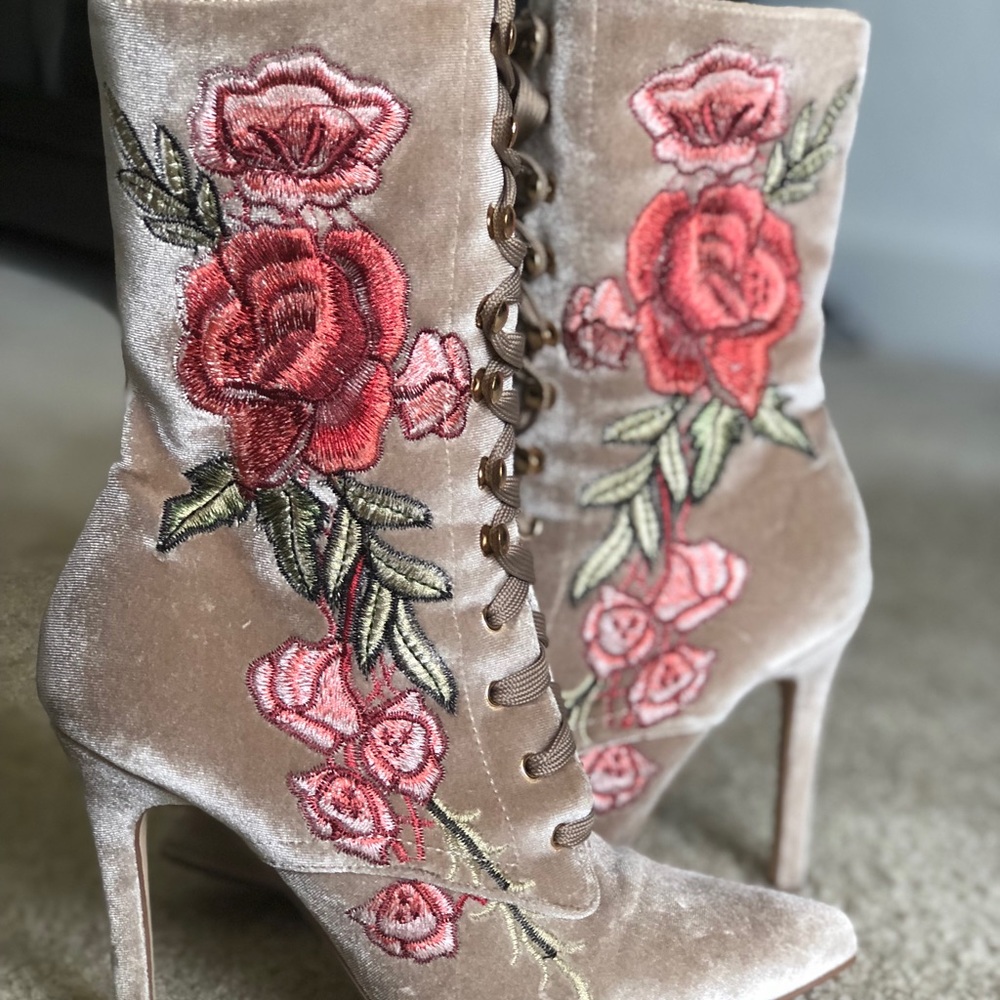 Mid calf booties